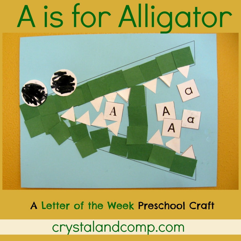 Letter of the Week Preschool Craft