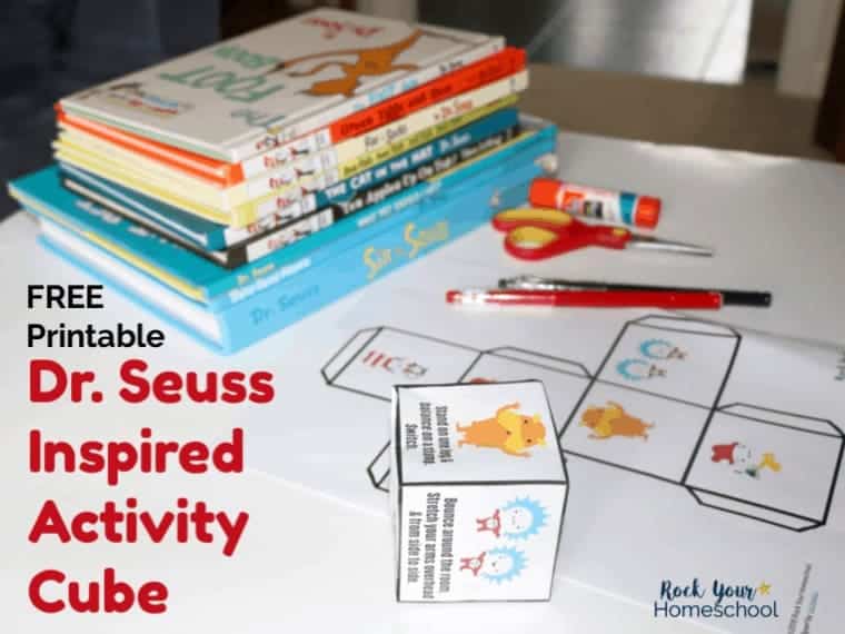 Dr. Seuss-Inspired Activity Cube