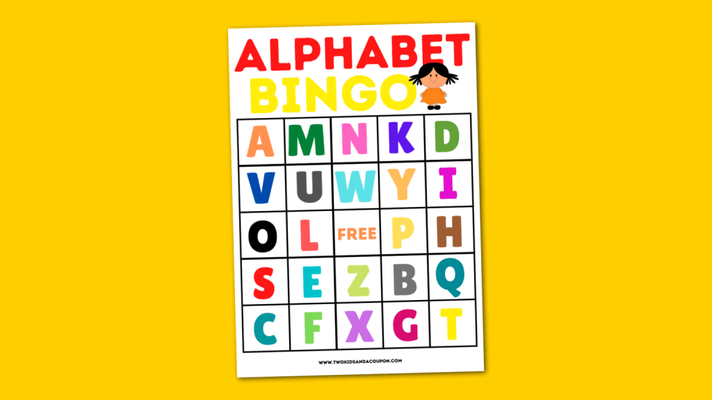  Alphabet Bingo