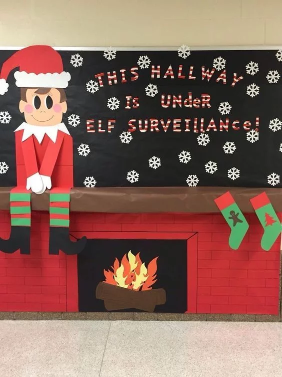 Santa's Helper Bulletin Board