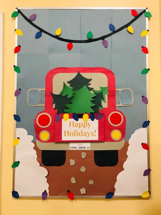 Jingle Season Vehicle Bulletin Board