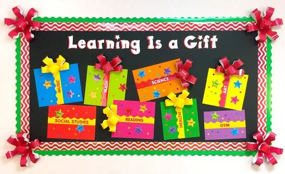 Learning Is A Gift Bulletin Board