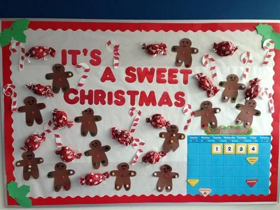 It's A Sweet Christmas! Bulletin Board