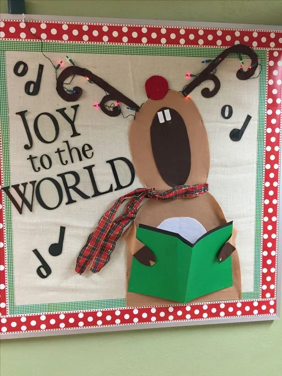 Song from Santas Sleigh Team Bulletin Board