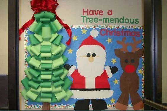 Tree-Mendous Christmas Bulletin Board