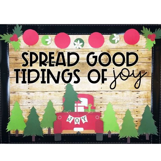 Spread Good Tidings of Joy Bulletin Board