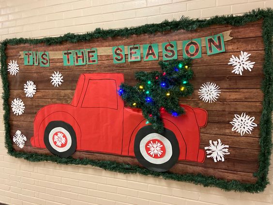 Bring Home the Christmas Cheer Bulletin Board