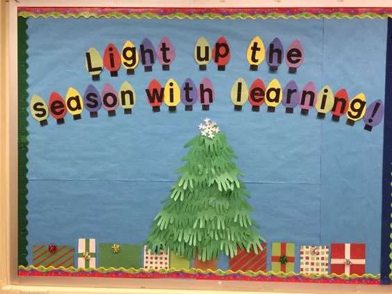 Light Up the Season with Learning Bulletin Board