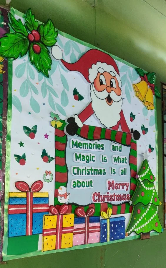 Santa Claus Themed Bulletin Boards