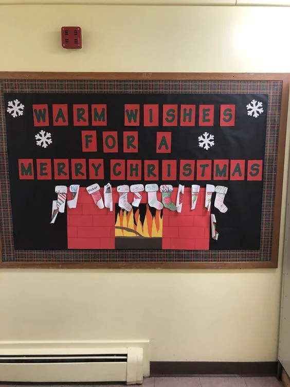 Warm Wishes Bulletin Board