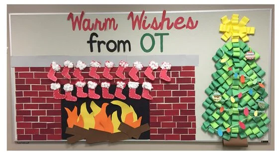 Fireplace Wishes Bulletin Board