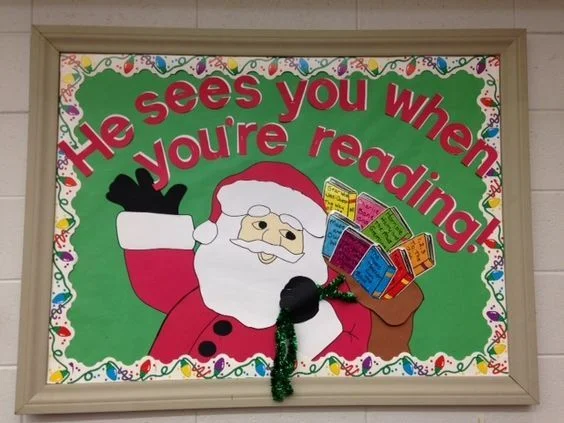 Santa's Reading Radar Bulletin Board