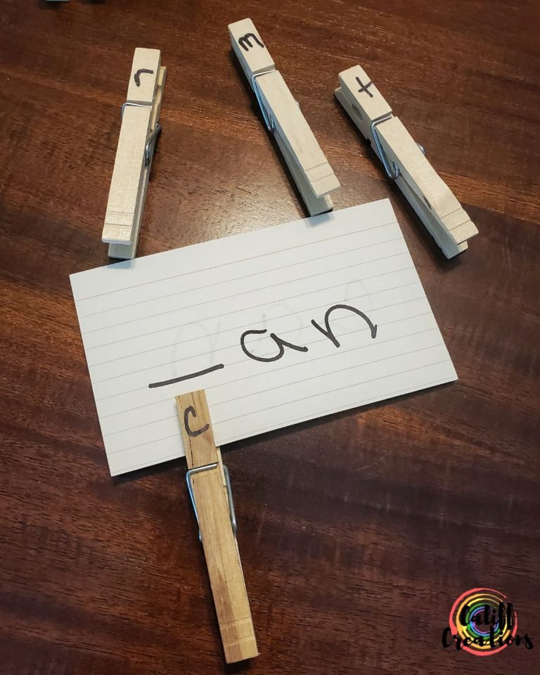 Clothespin Sight Word Activity