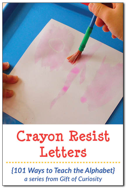 Crayon Resist Letters