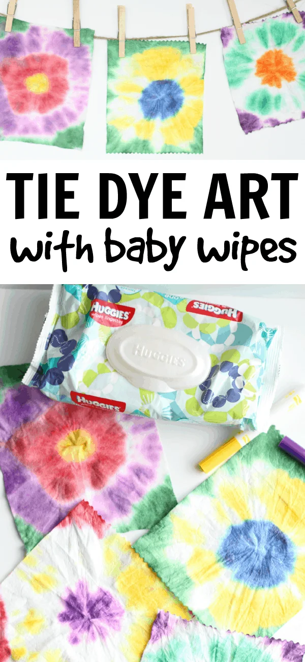 Tie-Dye Art with Baby Wipes