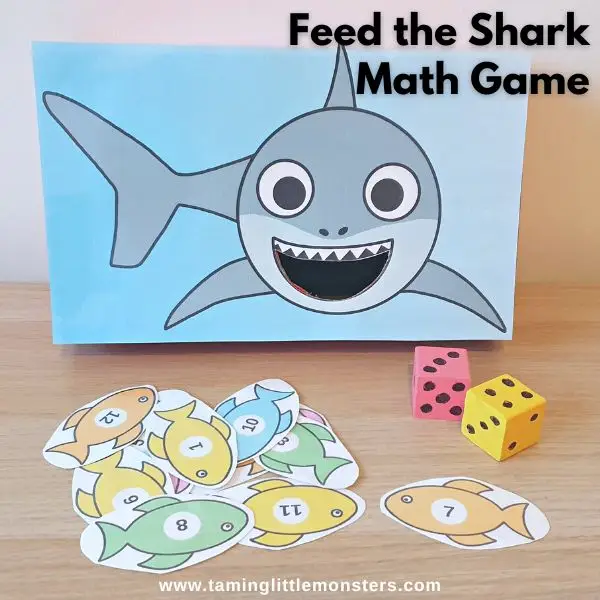 Feed the Shark Math Game