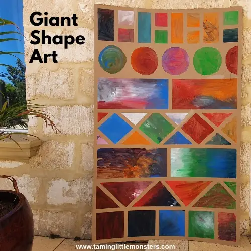 Giant Shape Art For Kids