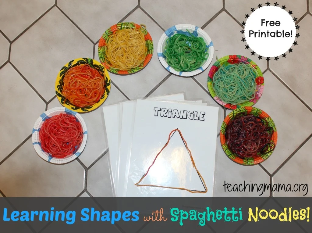 Learning Shapes with Spaghetti Noodles!
