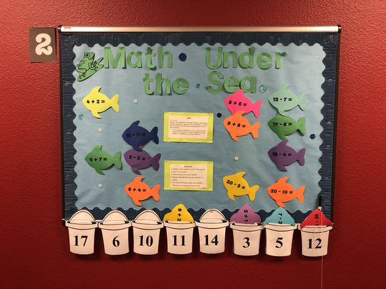 Math Under the Sea Bulletin Board