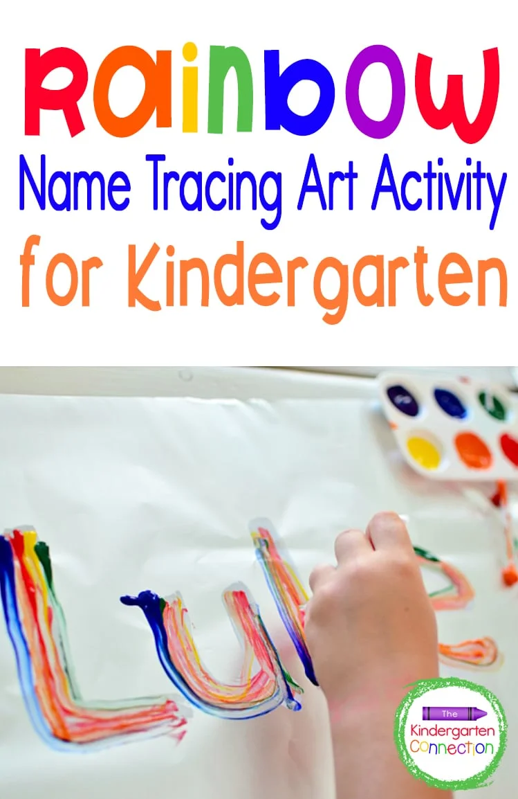  Rainbow Name Tracing Activity