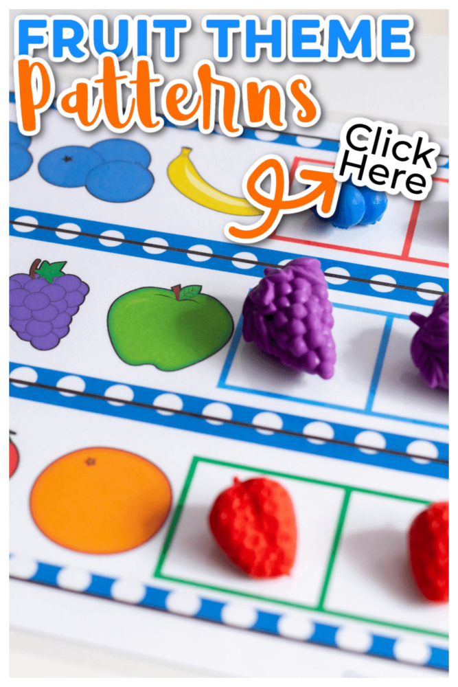 Fun Fruit Theme Pattern Activities