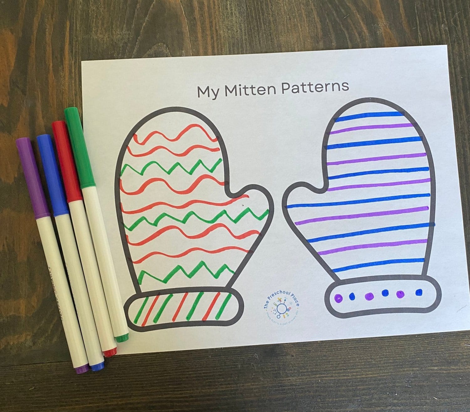 Mitten Patterns Activity