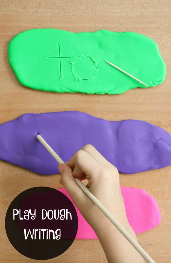 Playdough Writing Tray