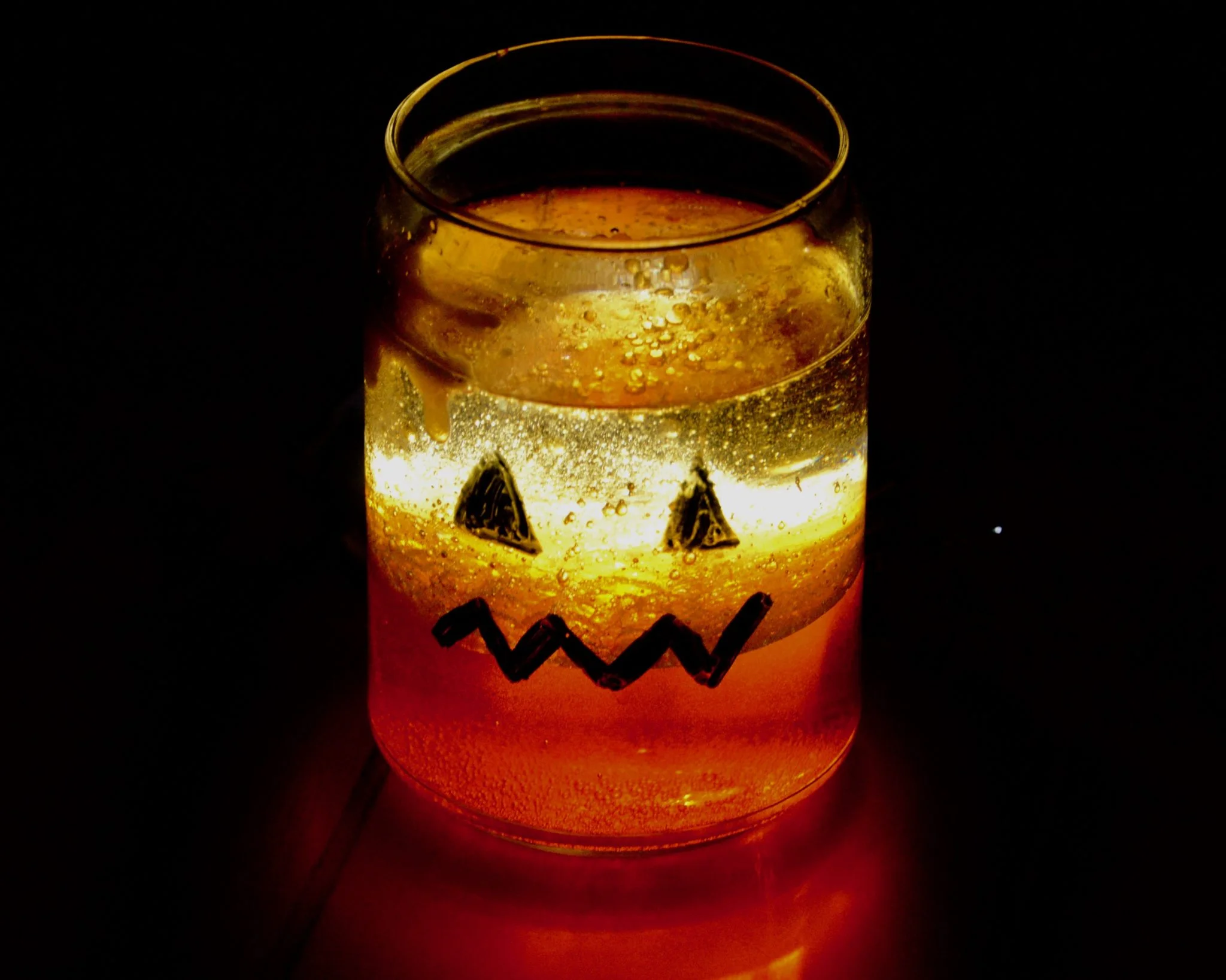 Pumpkin Lava Lamp- Density Experiment