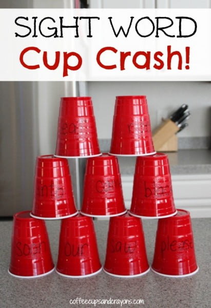 Sight Word Cup Crush