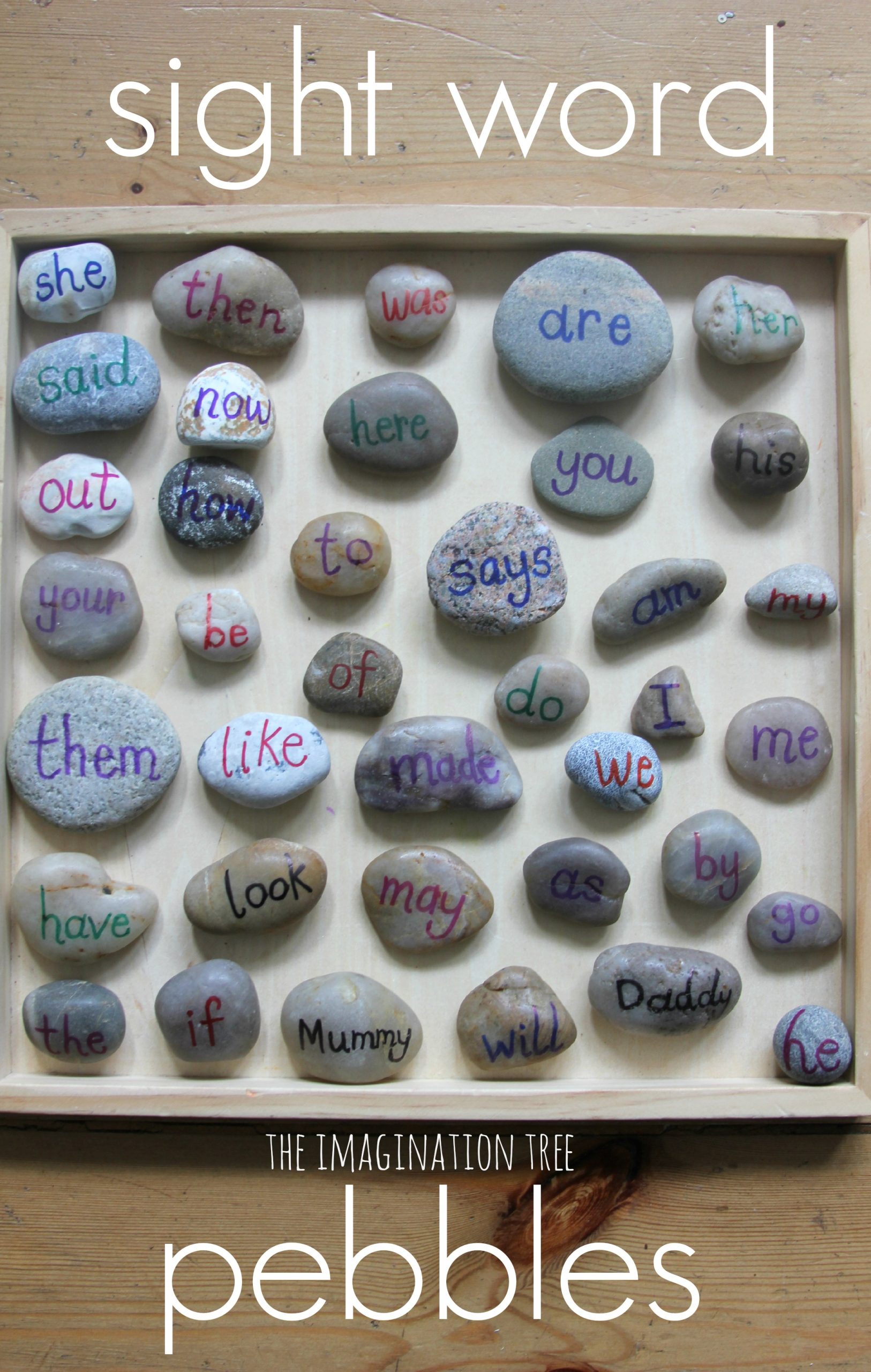 Sight Word Pebbles