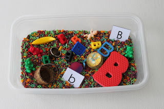 ABC Sensory Bins