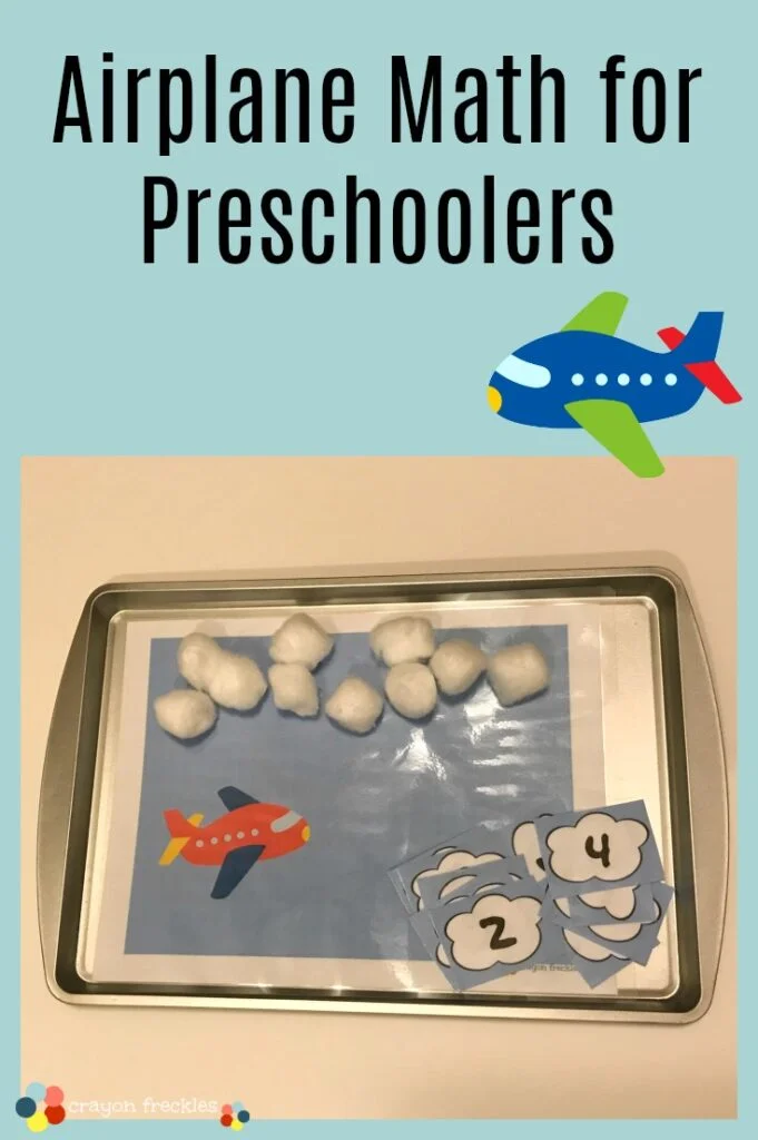 Cloud Airplane Learning Activities for Preschoolers