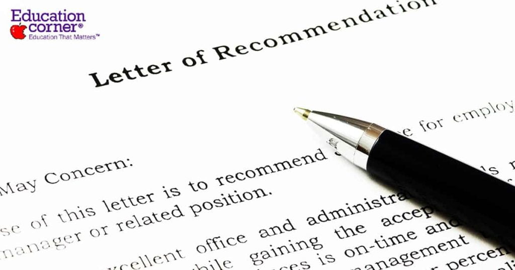 How To Ask For A Letter Of Recommendation Education Corner 8684