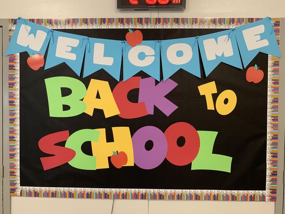 "Welcome Back to School" Bulletin Board