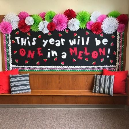 "This Year Will Be One in a Melon" Bulletin Board