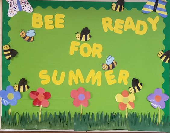 "Bee Ready for Summer" Bulletin Board