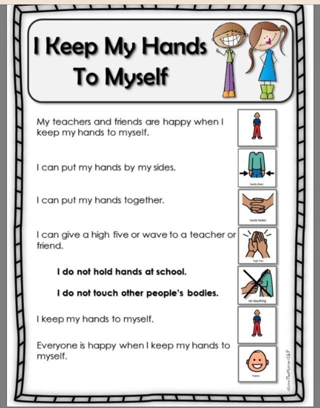 Chart for Respectful Behavior