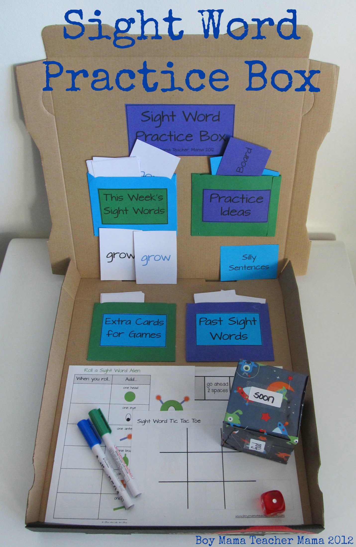 Sight Word Practice Box