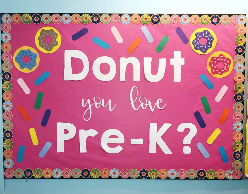 Donut Themed Bulletin Board