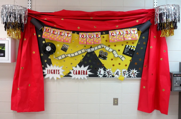 "Learn, Camera, Learn" Bulletin Board