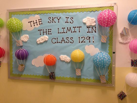 "Sky Is the Limit" Bulletin Board