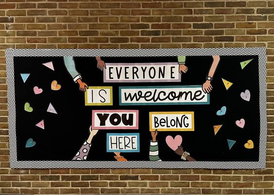 "Everyone Is Welcome" Bulletin Board