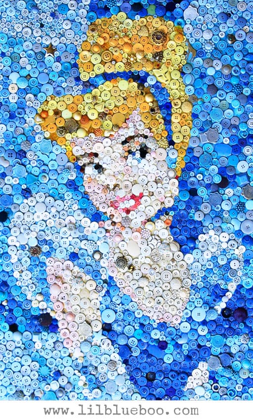 Make a Button Art Collage