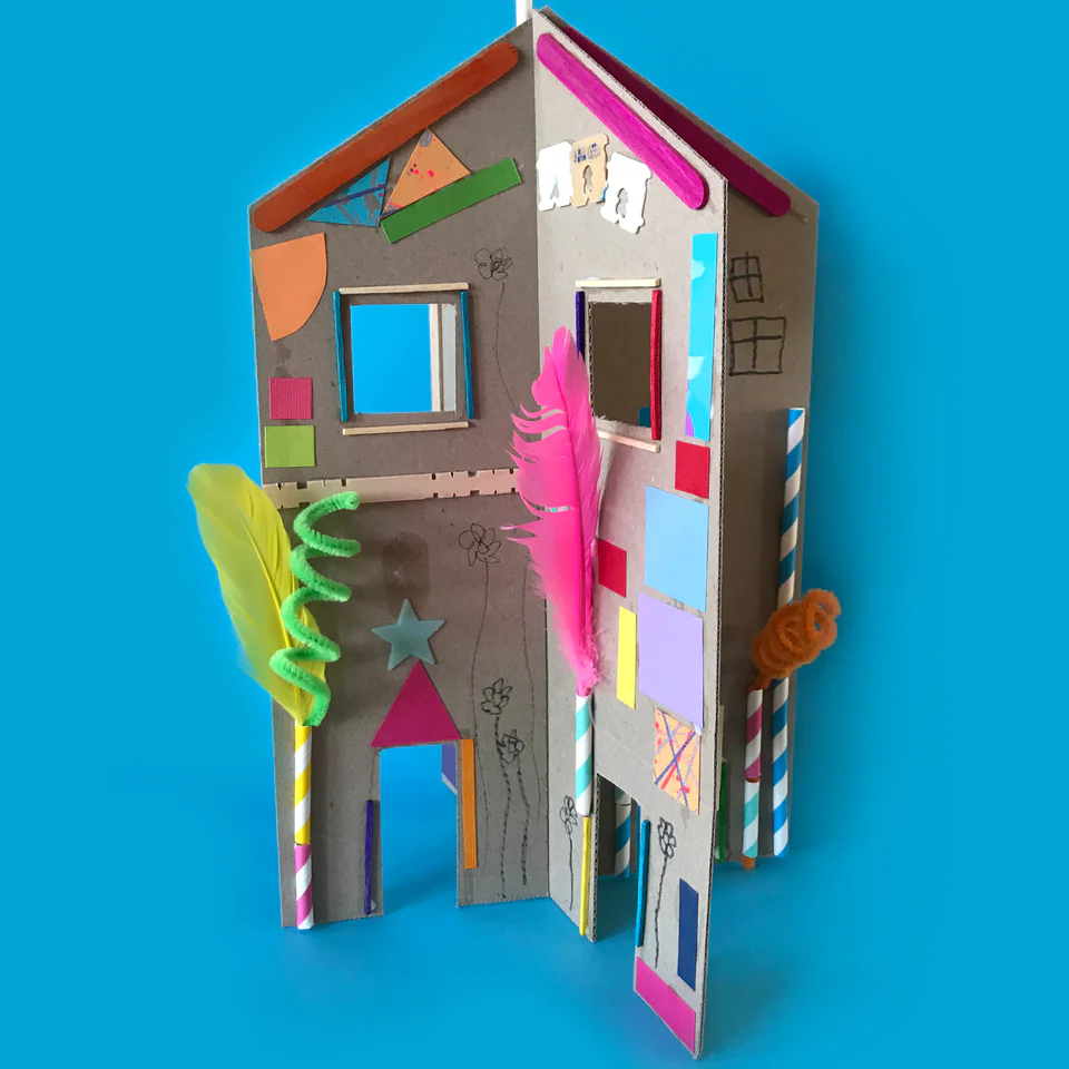 3D Collage House