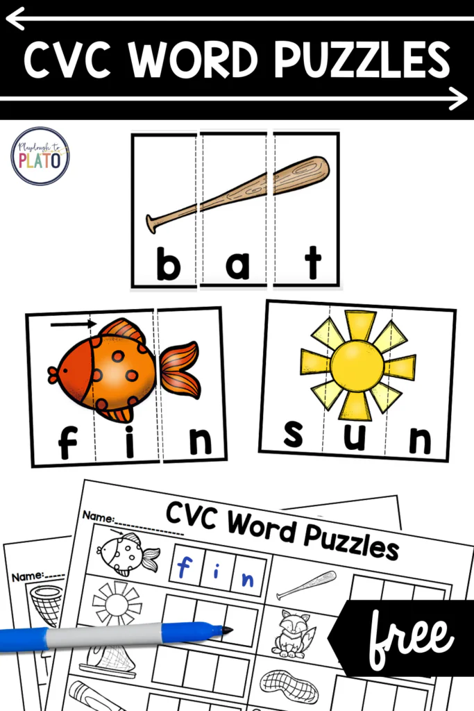 CVC Word Puzzles