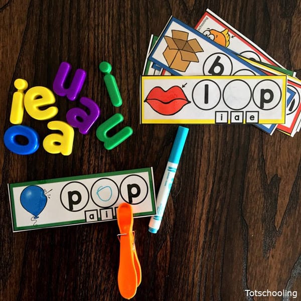 CVC Missing Vowel Cards