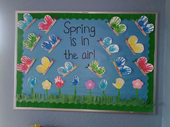 Butterflies Spring Bulletin Board