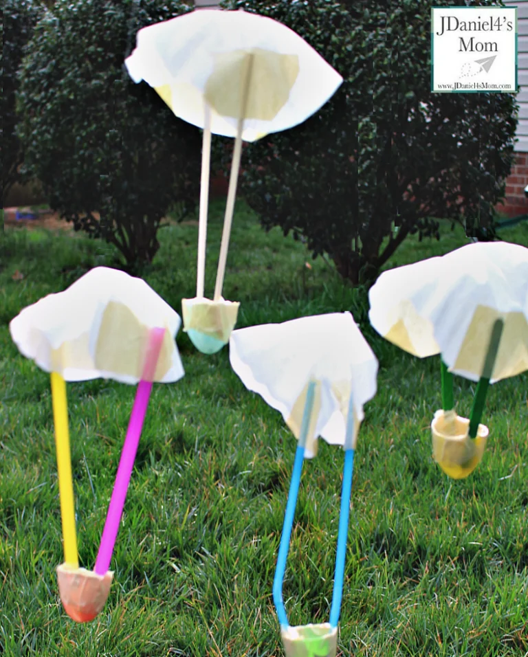 Coffee Filter Parachutes