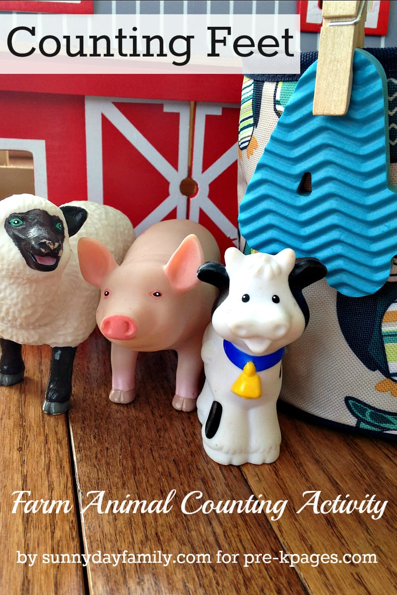 Farm Animal Counting Activity