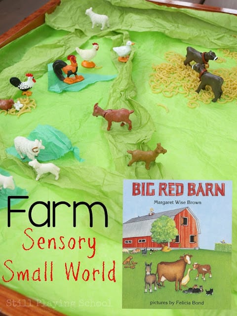 Big Red Barn Sensory Small World